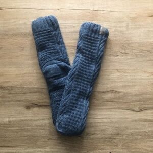 Bench Blue Cable Knit Women's Socks